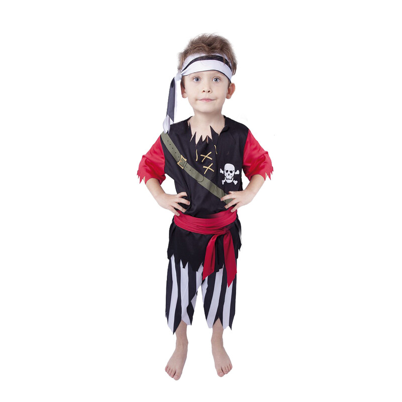 RAPPA - Dětský kostým pirát s šátkem (M) e-obal