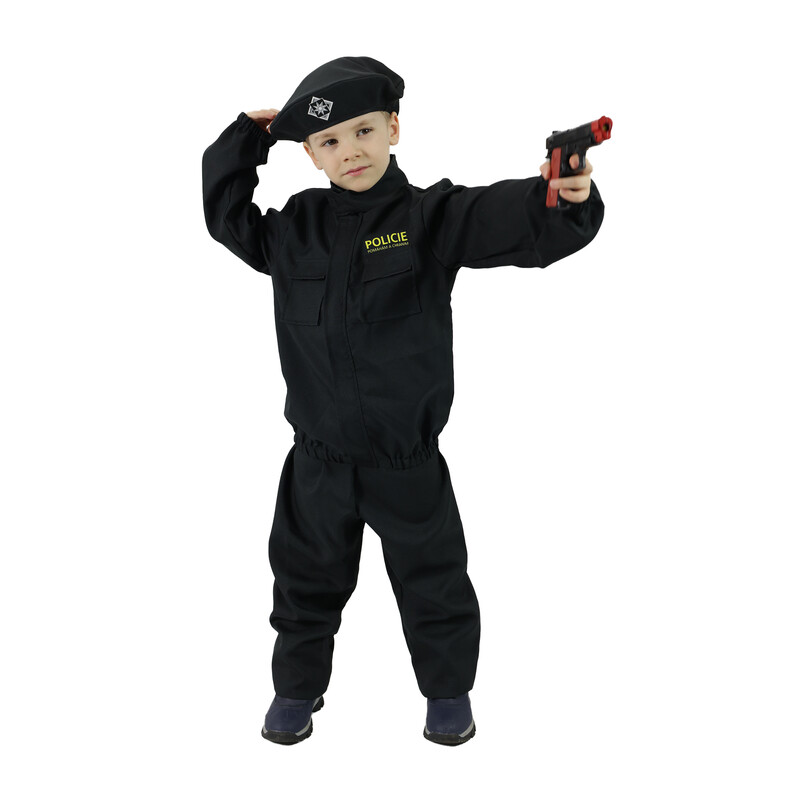 RAPPA - Dětský kostým policista - český potisk (S)