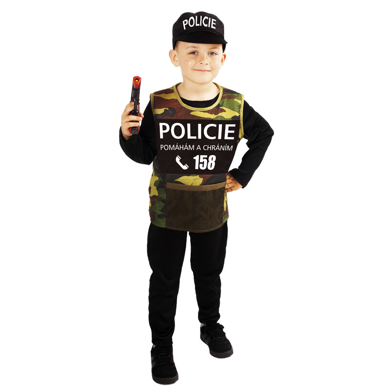 RAPPA - Dětský kostým Policie (M) e-obal