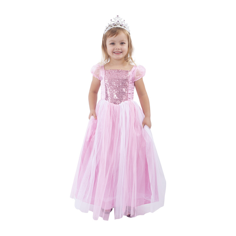 RAPPA - Dětský kostým růžová princezna (M)