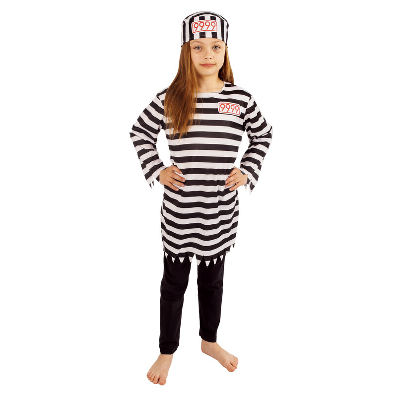 RAPPA - Dětský kostým vězenkyně (S) e-obal
