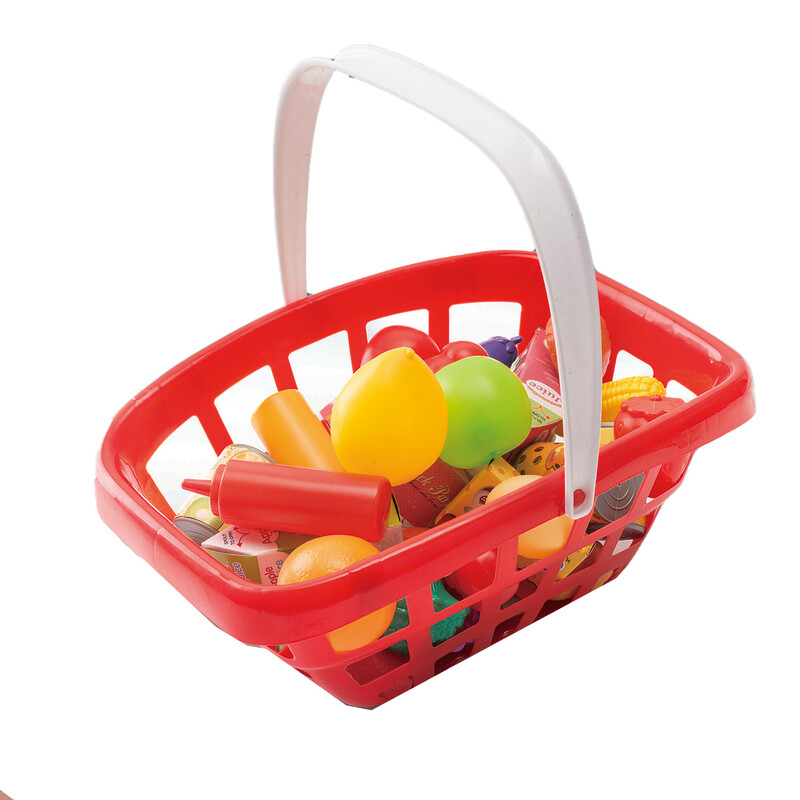 RAPPA - Dětský nákupní košík s příslušenstvím