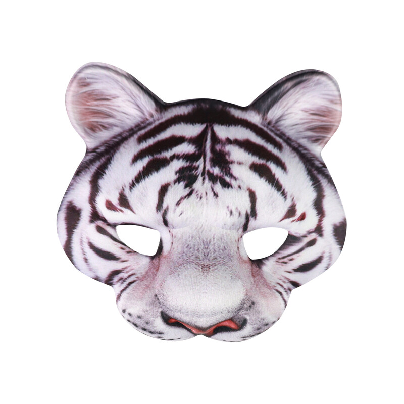 RAPPA - Maska bílý tygr