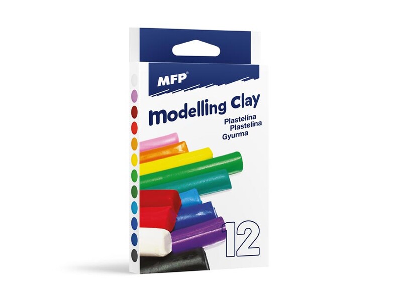 RAPPA - Modelovací hmota 12 ks barev 200g