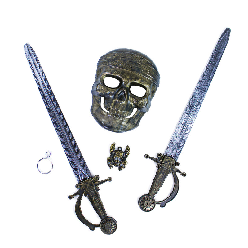 RAPPA - Pirátská sada s maskou a 2 meči