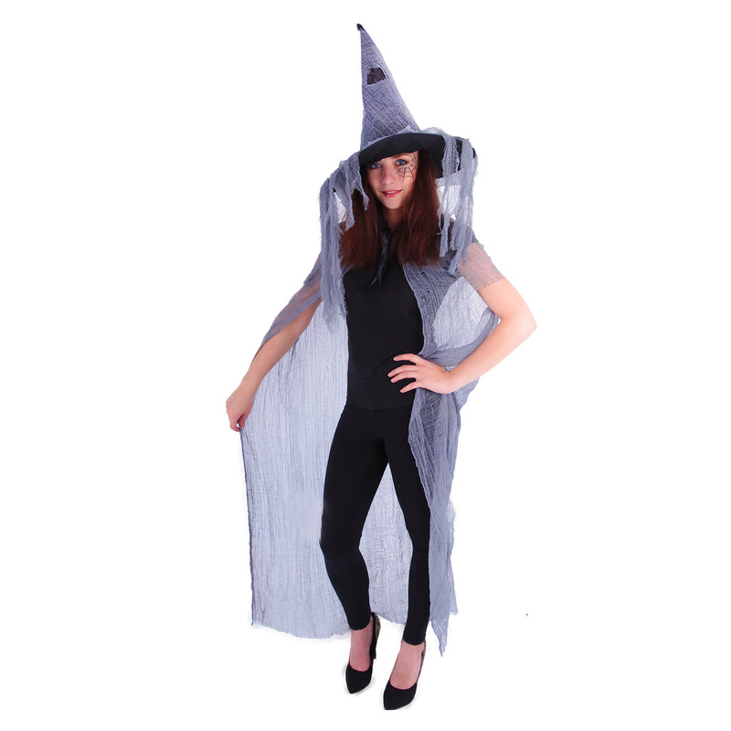 RAPPA - Plášť čarodějnický s kloboukem pro dospělé