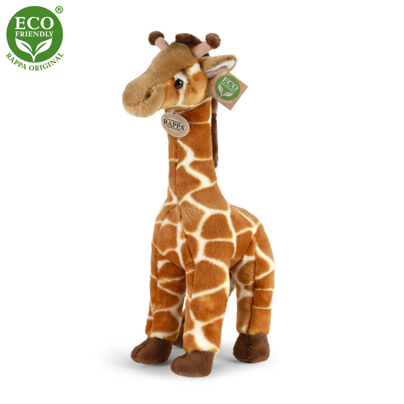 RAPPA - Plyšová žirafa stojící 40 cm ECO-FRIENDLY