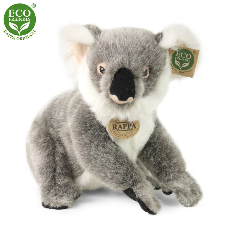 RAPPA - Plyšový medvídek koala stojící 25 cm ECO-FRIENDLY