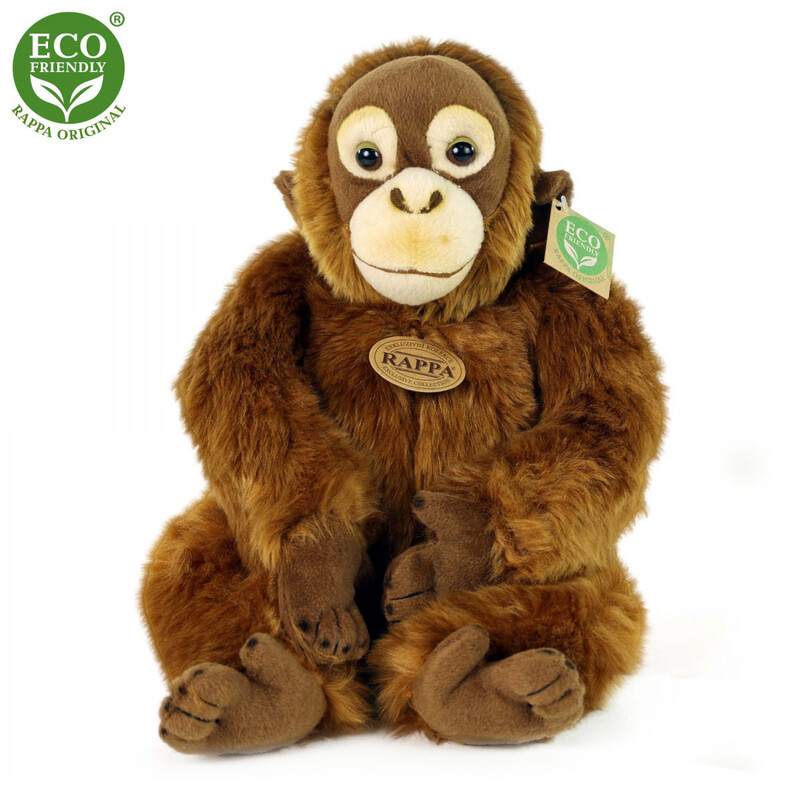 RAPPA - Plyšový orangutan 27 cm ECO-FRIENDLY