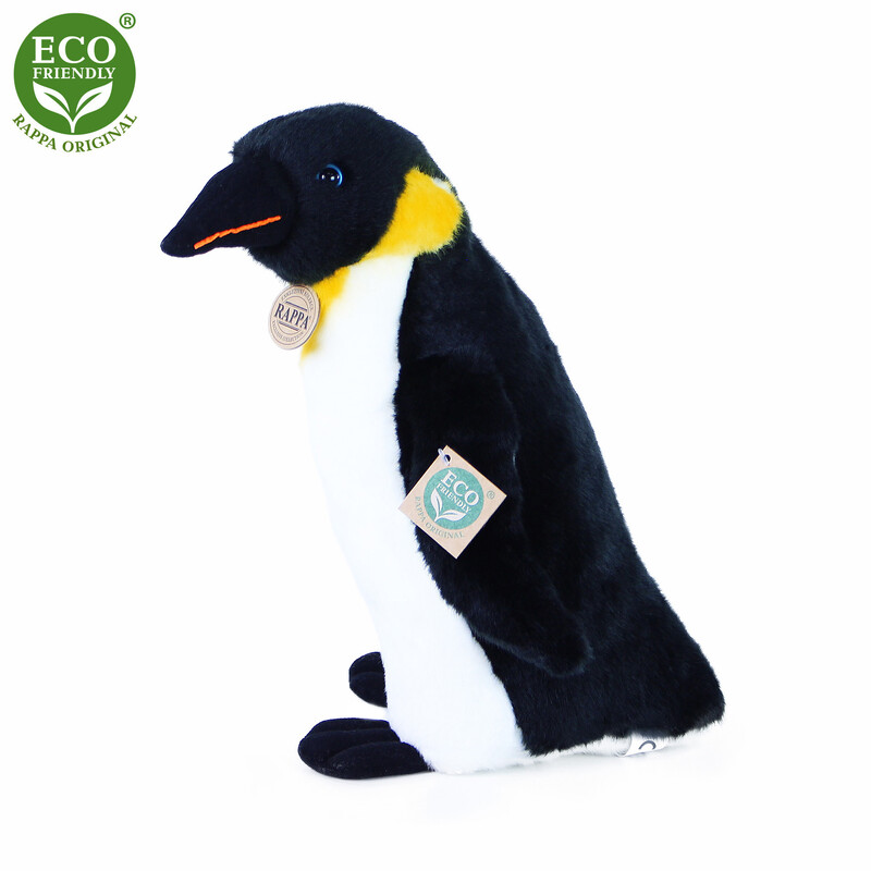 RAPPA - Plyšový tučňák 30 cm ECO-FRIENDLY