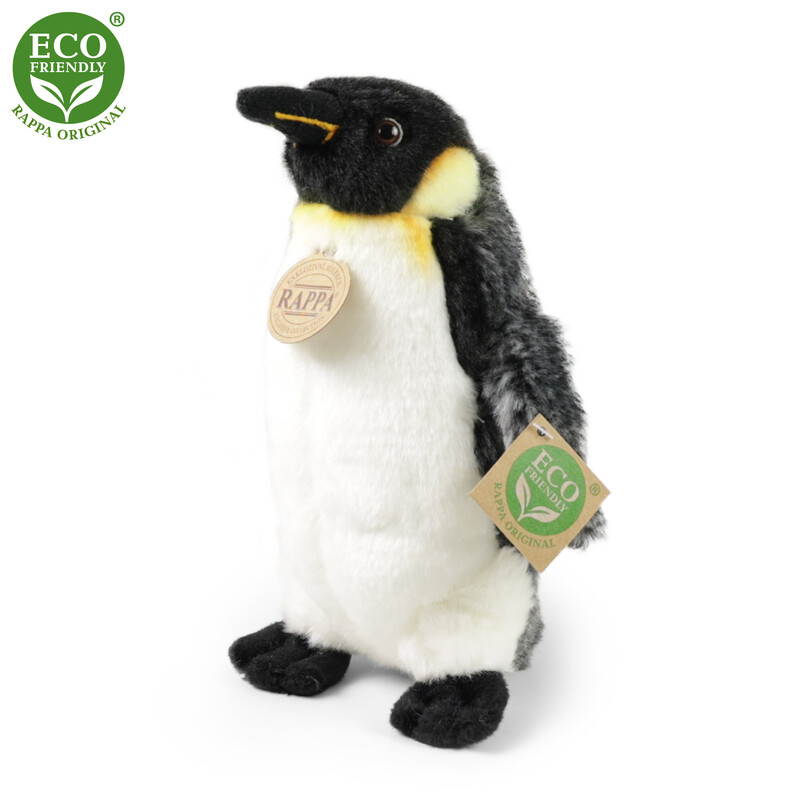 RAPPA - Plyšový tučňák stojící 20 cm ECO-FRIENDLY