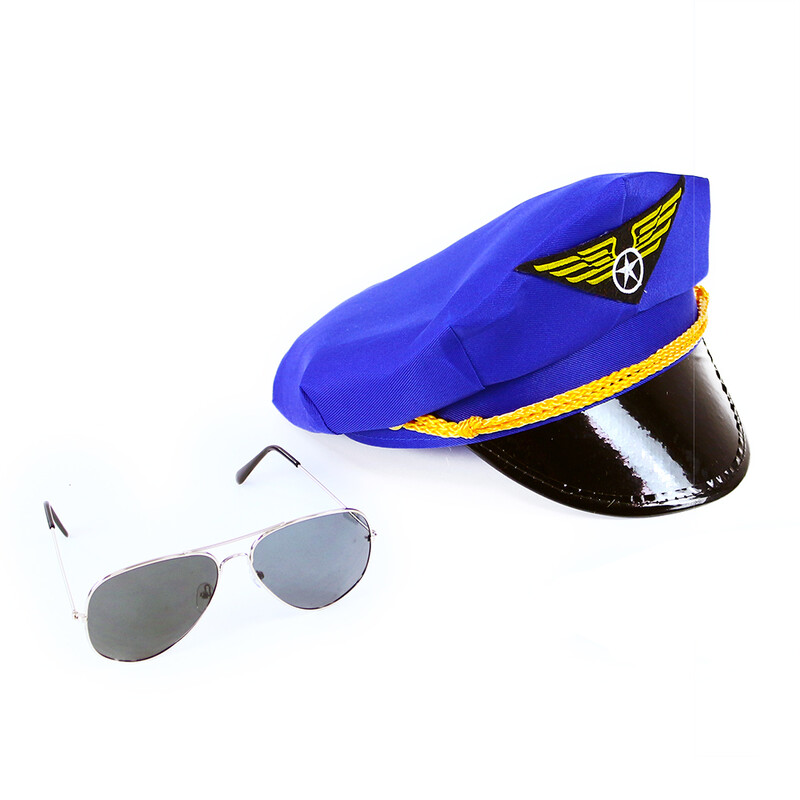 RAPPA - Sada čepice pilot s brýlemi pro dospělé