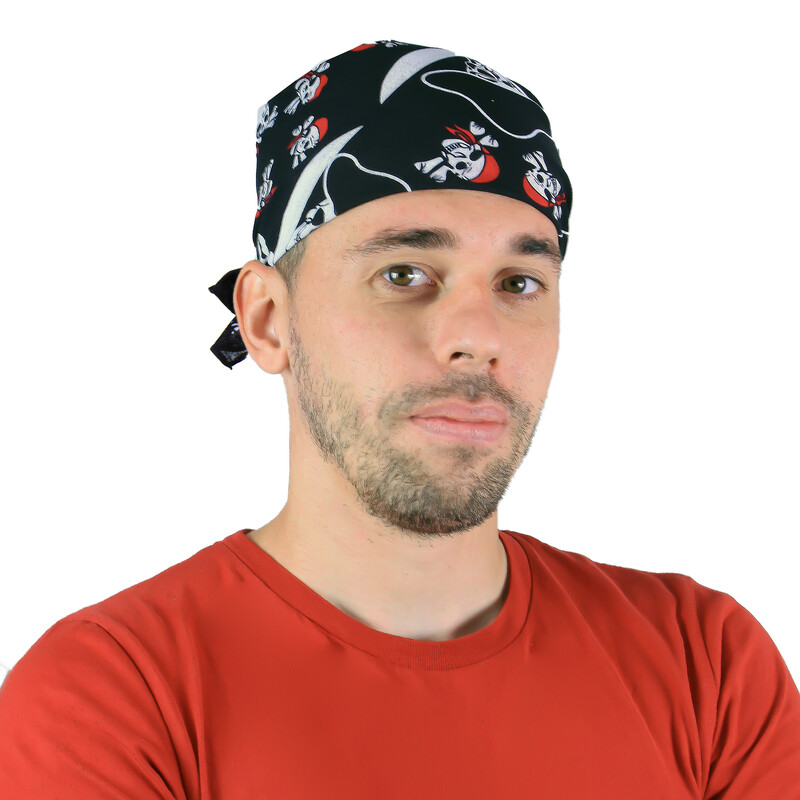 RAPPA - Šátek pirátský s lebkami