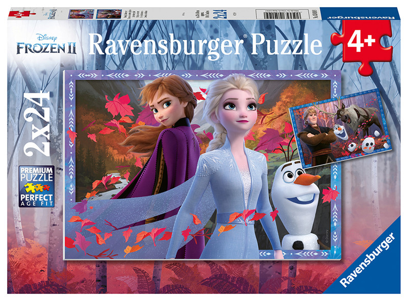 RAVENSBURGER - Disney Ledové království 2 2x24 dílků