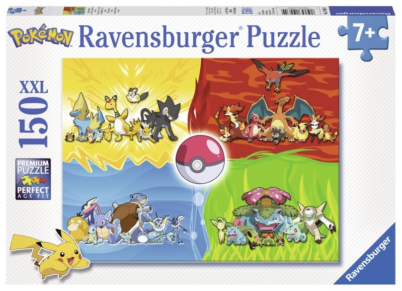 RAVENSBURGER - Druhy Pokémonů 150 Dílků