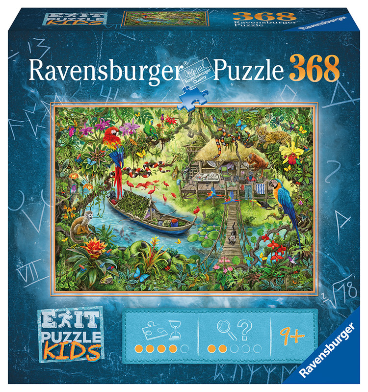 RAVENSBURGER - Exit KIDS Puzzle: Džungle 368 dílků