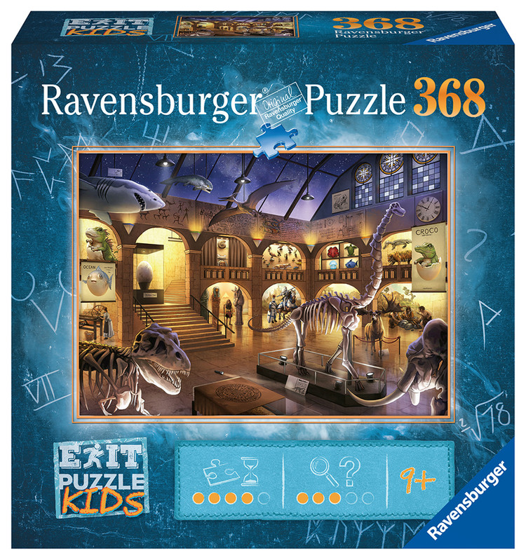 RAVENSBURGER - Exit KIDS Puzzle: Noc v muzeu 368 dílků