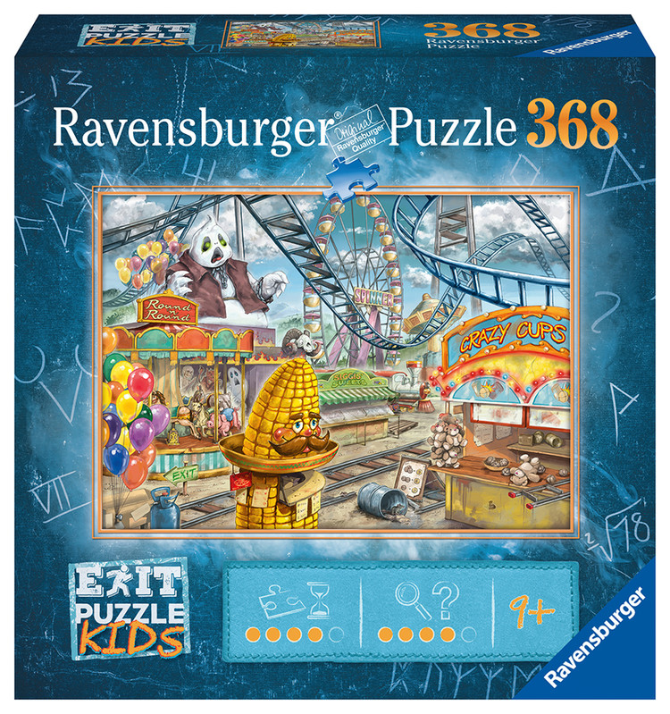 RAVENSBURGER - Exit KIDS Puzzle: Zábavní park 368 dílků