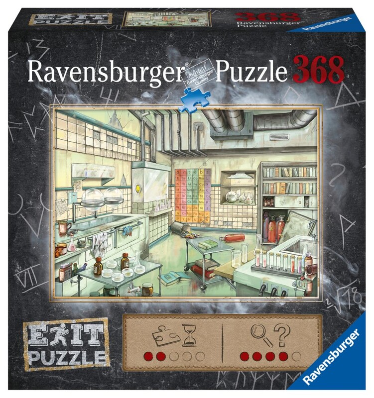 RAVENSBURGER - Exit Puzzle: Laboratoř 368 Dílků