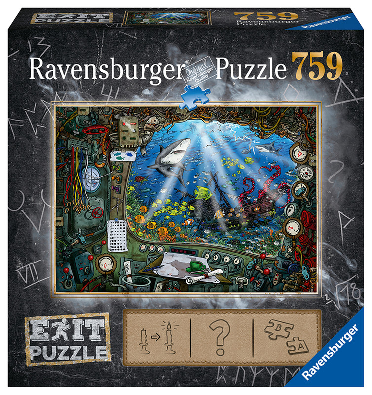 RAVENSBURGER - Exit Puzzle: Ponorka 759 dílků