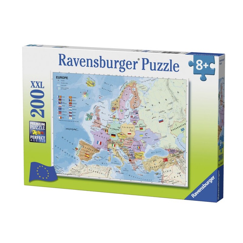 RAVENSBURGER - Mapa Evropy 200 dílků