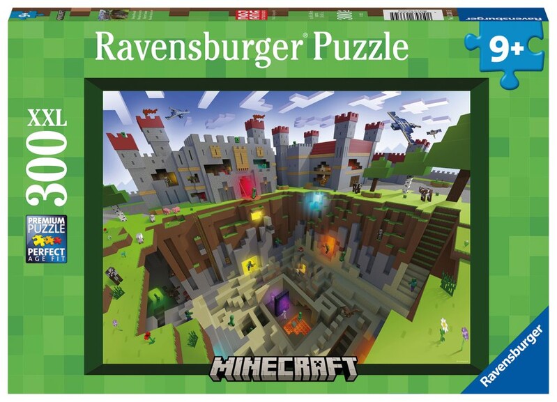 RAVENSBURGER - Minecraft 300 dílků