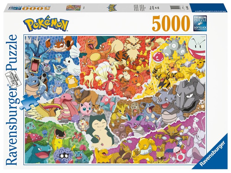 RAVENSBURGER - Pokémon 5000 dílků