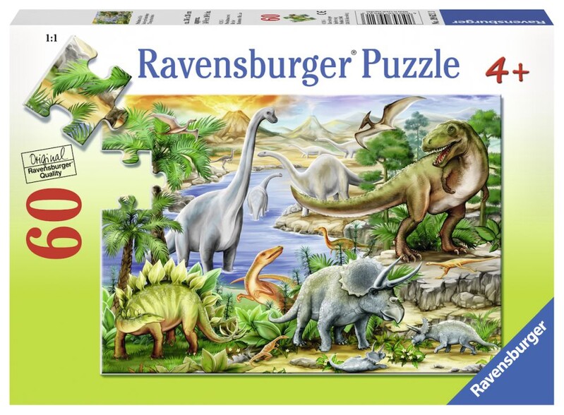 RAVENSBURGER - Prehistorický život 60 dílků