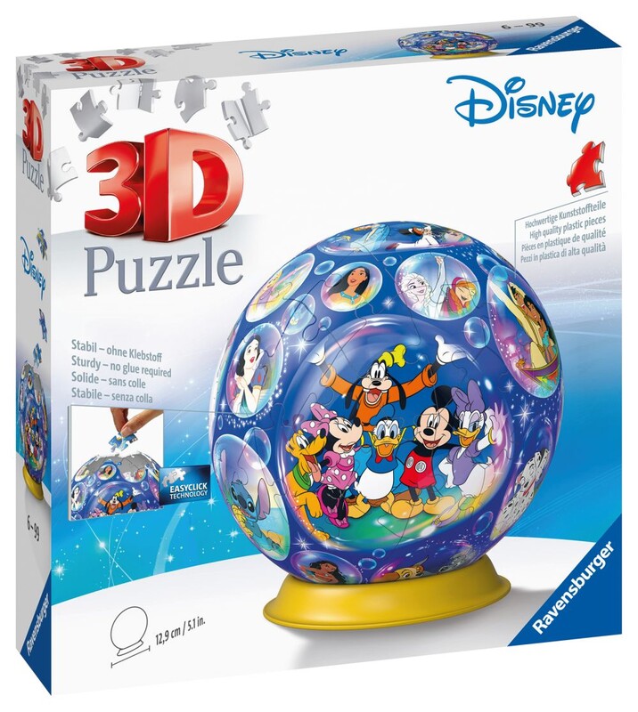 RAVENSBURGER - Puzzle-ball Disney 72 dílků - 100 let