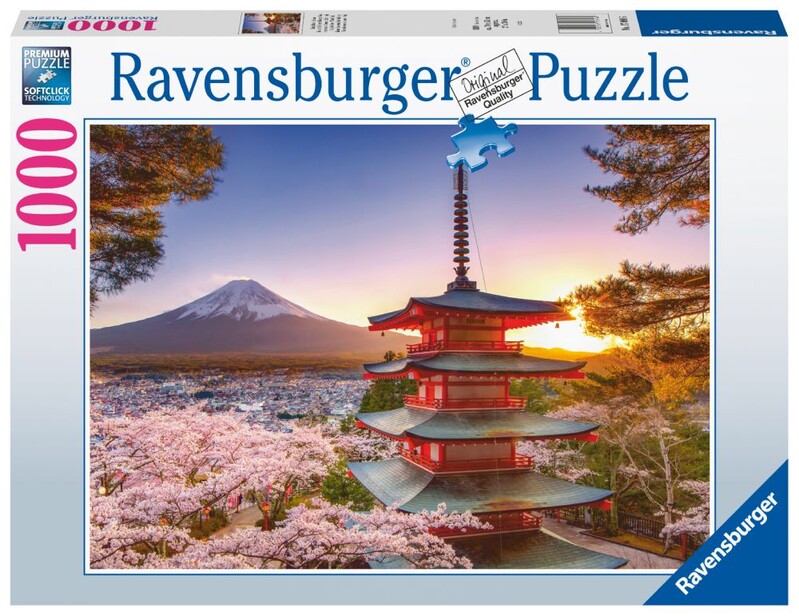RAVENSBURGER - Rozkvetlé třešně v Japonsku 1000 dílků