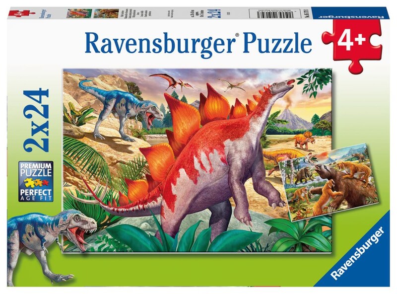 RAVENSBURGER - Svět dinosaurů 2x24 dílků