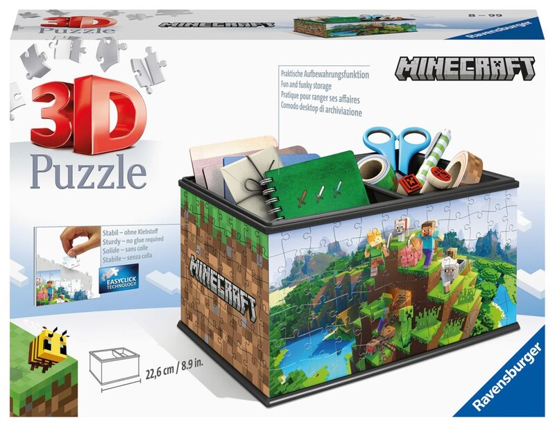RAVENSBURGER - Úložná krabice Minecraft 216 dílků