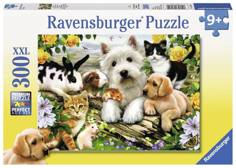 RAVENSBURGER - Veselé přátelství zvířat 300 dílků