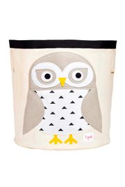 3 SPROUTS - Koš na hračky Snowy Owl White