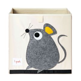 3 SPROUTS - Úložný box Mouse Gray