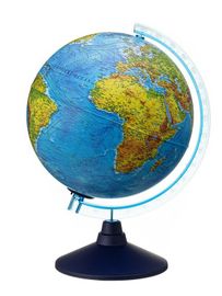 ALAYSKY'S - Alaysky 's 25 cm RELIEF Cable - Free Globe Physical / Political with Led SK
