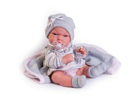 ANTONIO JUAN - 60029 TONETA - realistická panenka miminko s celovinylovým tělem - 33 cm
