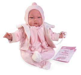 ANTONIO JUAN - 81383 Můj první REBORN ALEJANDRA - realistická panenka s měkkým látkovým tělem
