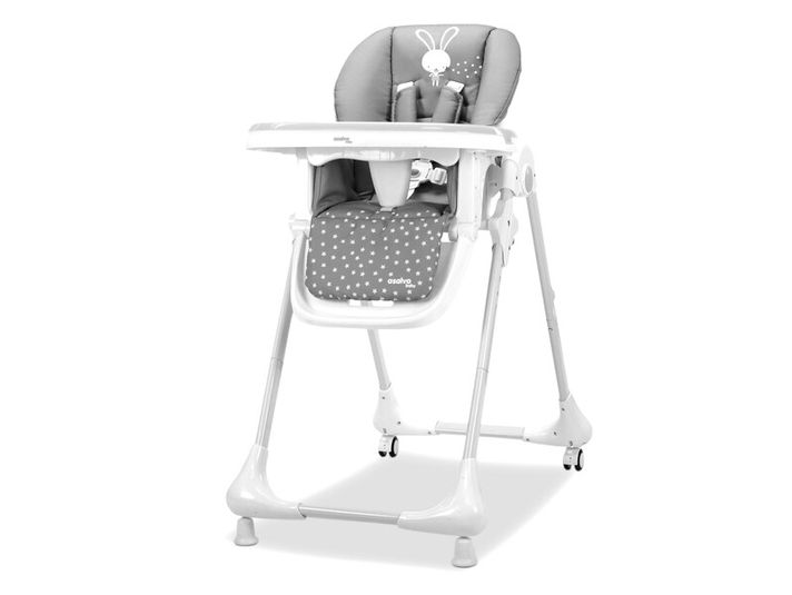 ASALVO - BABY jídelní židle, rabbit grey