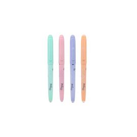 ASTRA - Gumovatelné pero OOPS! Pastel, 0,6mm, modré, dvě gumy, stojan, mix barev, 201022003