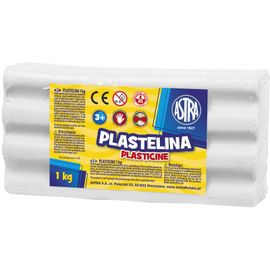ASTRA - Plastelína 1kg Bílá, 303111001