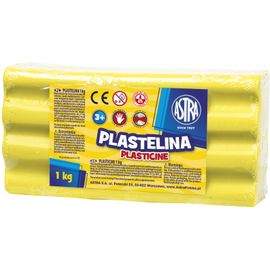 ASTRA - Plastelína 1kg Citrónová žlutá, 303111004