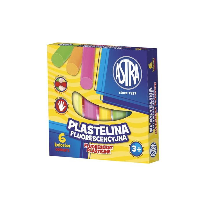 ASTRA - Plastelína Fluo 6 barev