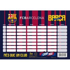 ASTRA - Rozvrh hodin / Timetable FC BARCELONA, FC-202, 708018003