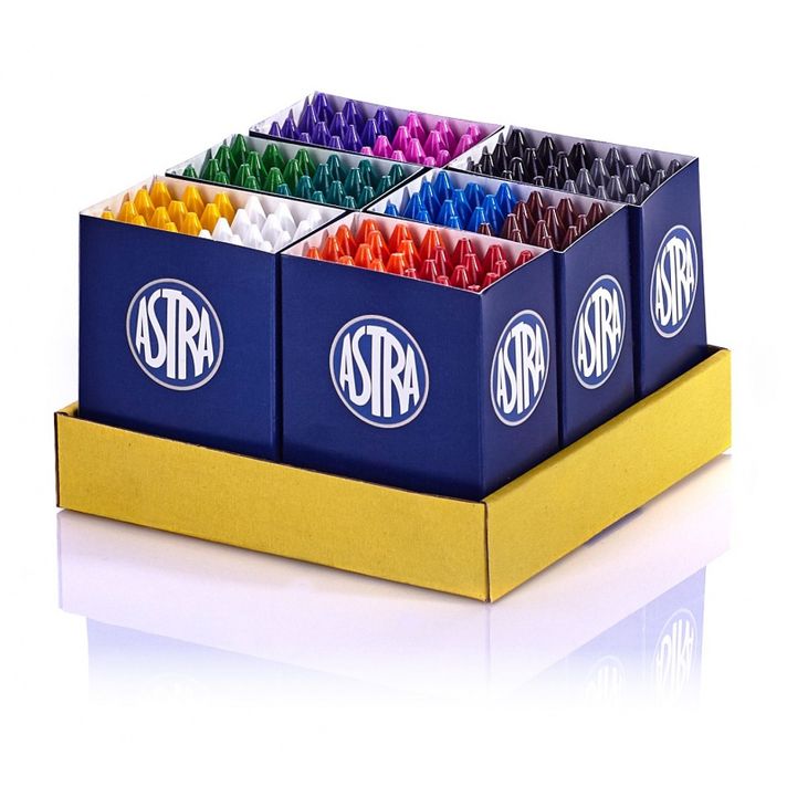 ASTRA - Voskové barvičky pro školy Premium 144ks, 316111004