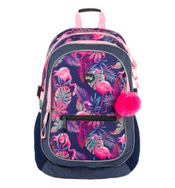BAAGL - Školní batoh Flamingo
