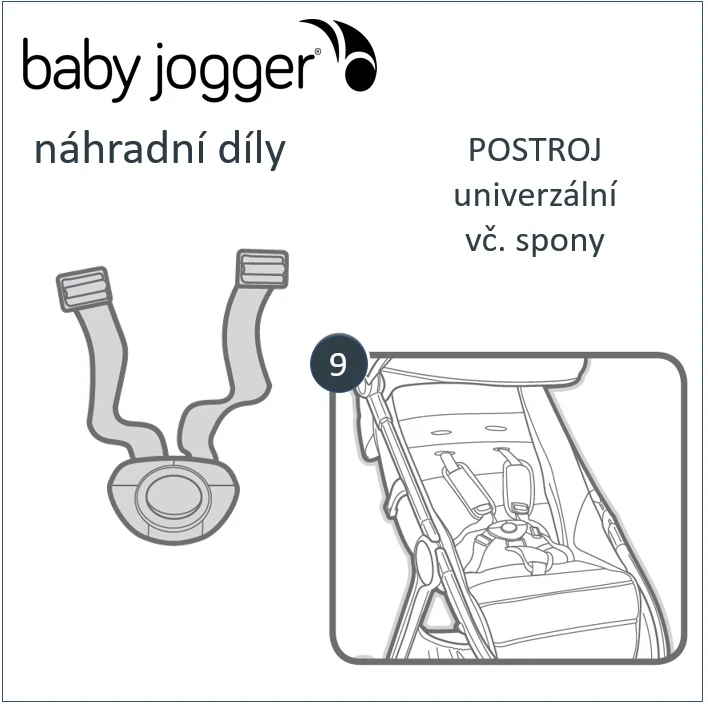 BABY JOGGER - POSTROJ univerzální vč. spony