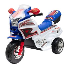 BABY MIX - Dětská elektrická motorka RACER bílá