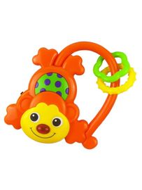 BABY MIX - Dětské chrastítko se zvukemOpička oranžová