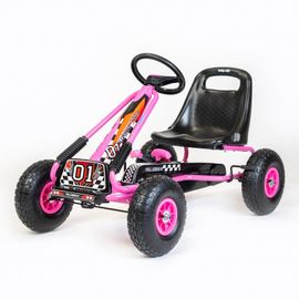 BABY MIX - Dětská šlapací motokára Go-kart Razor růžová